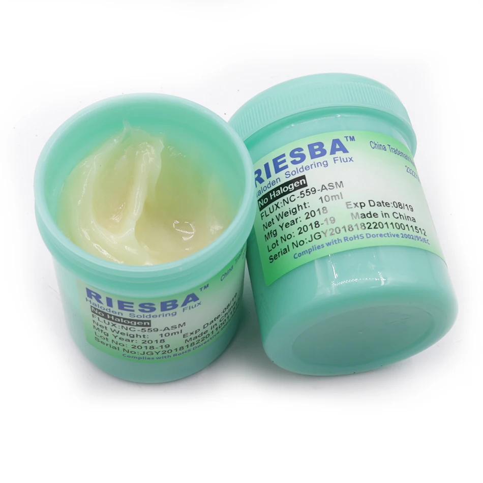 RIESBA NC 559 ASM 100 г бессвинцовый флюс для SMT BGA ресварочный ремонтный инструмент