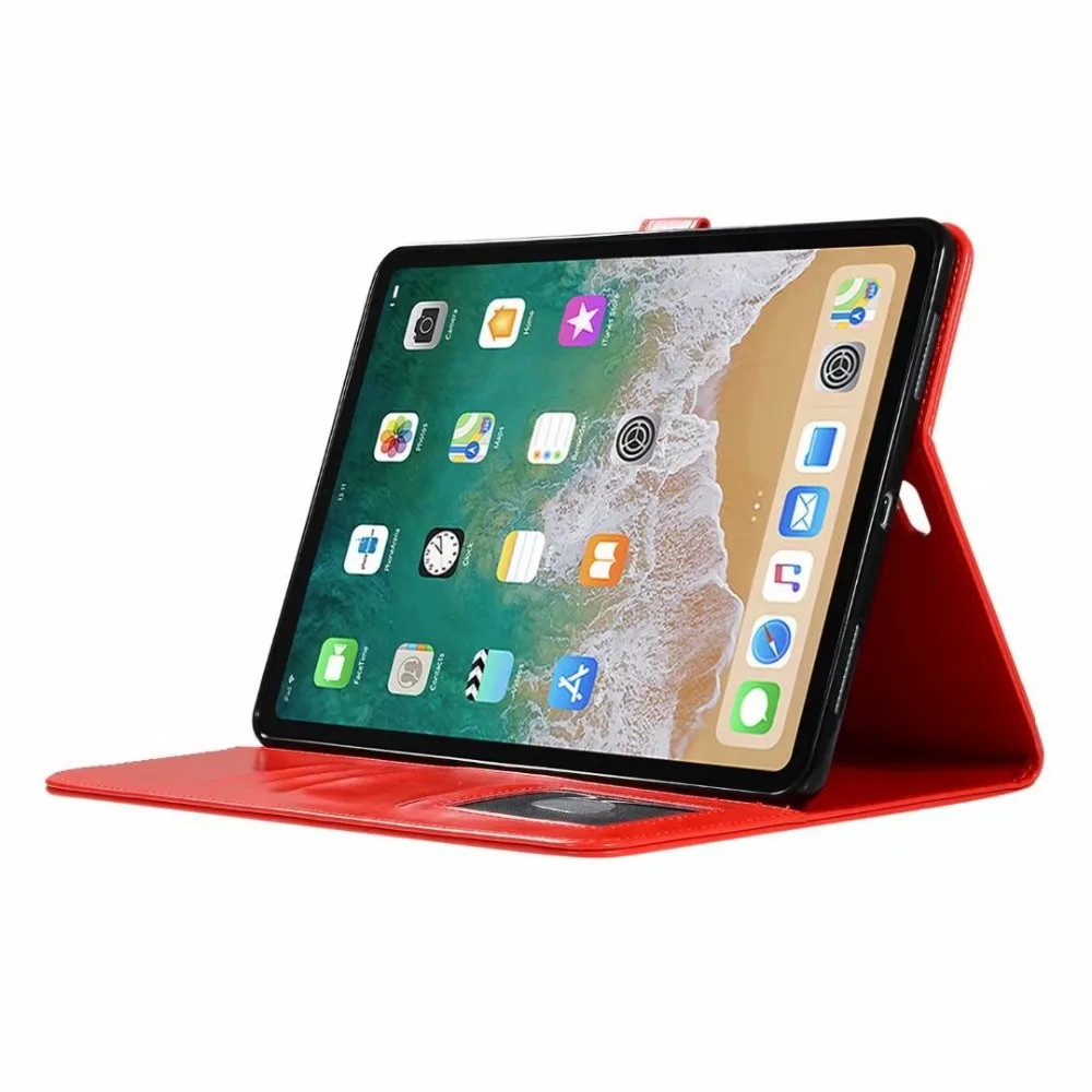 Чехол для iPad Pro 11 премиум класса из искусственной кожи бизнес-Чехол-книжка с подставкой Карманный автоматический смарт-чехол для нового iPad Pro 11 чехол
