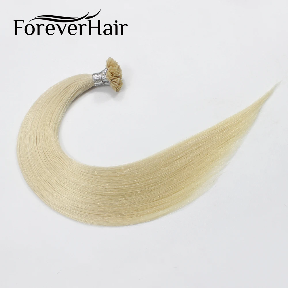 Накладные пряди для наращивания волос FOREVER HAIR 0 8 г/локон 14 дюймов 100% Реми 40