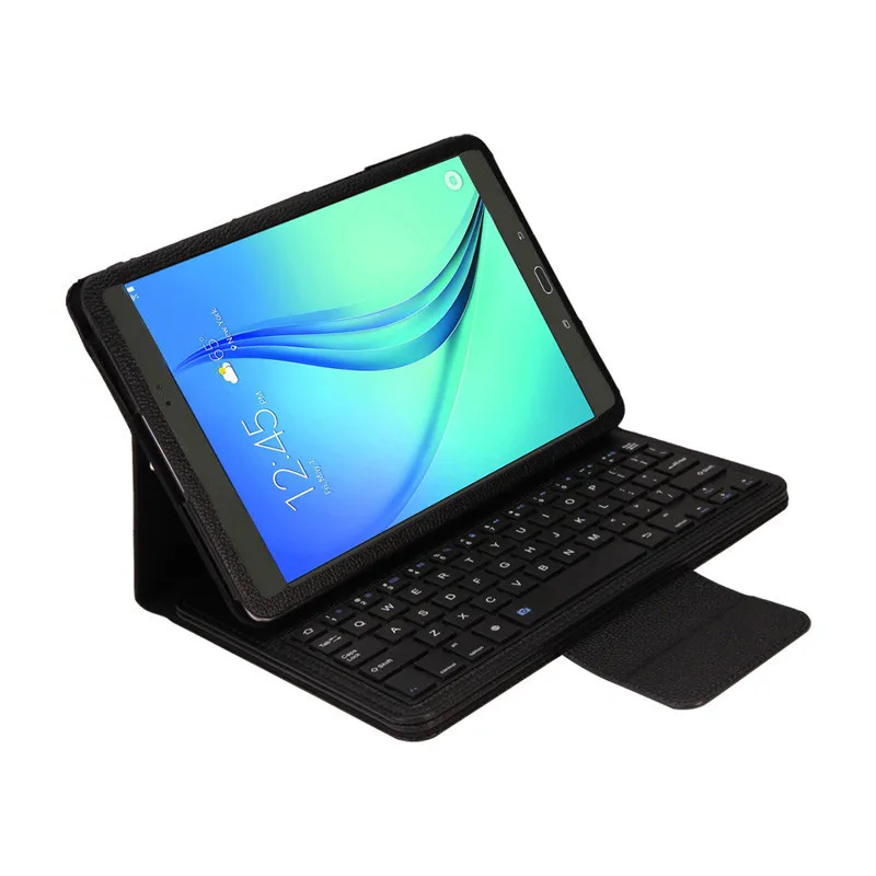 Bluetooth клавиатура Folio кожаный чехол Складная подставка для Samsung Galaxy Tab A 9 7 T550 модный