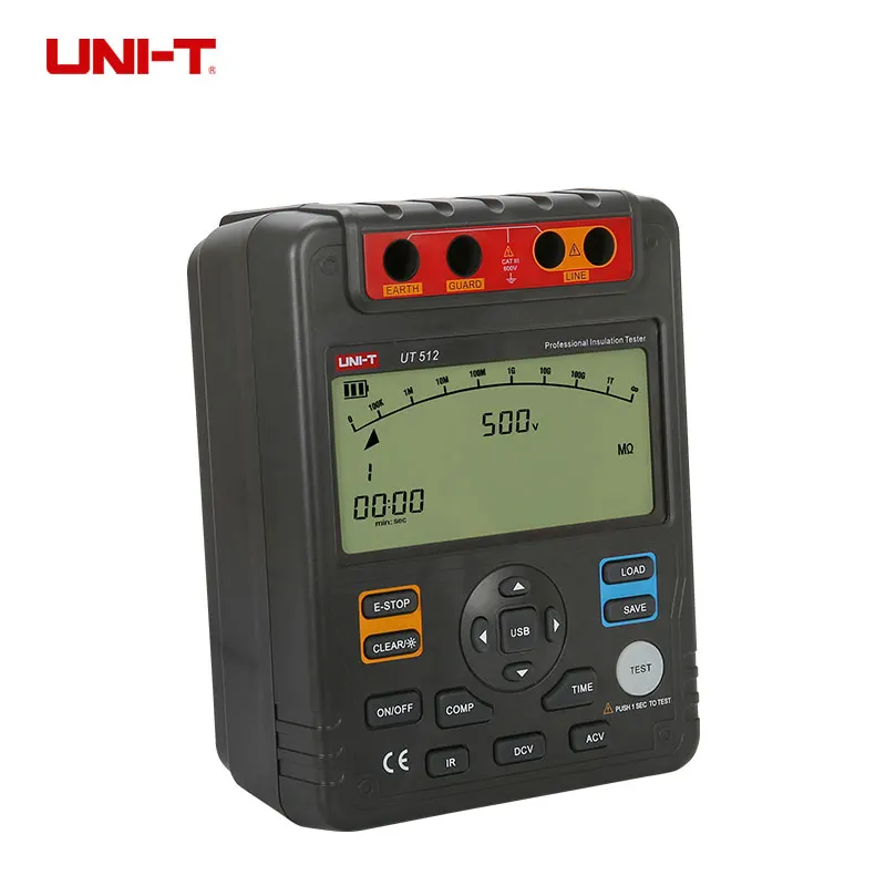 Цифровой тестер сопротивления изоляции UNI T UT512 измеритель мегомметр Низкий