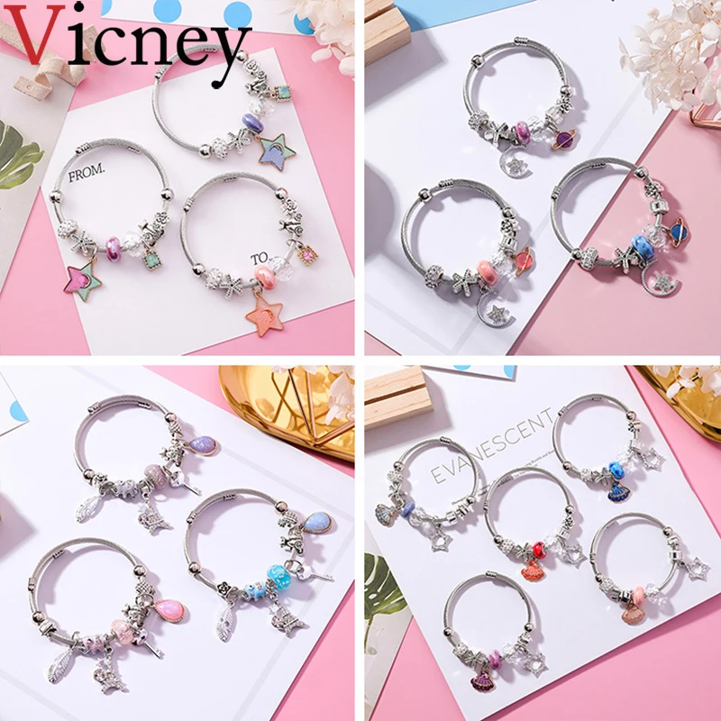 Vicney 2018 Новый Ретро Национальный стиль DIY женский браслет горный хрусталь