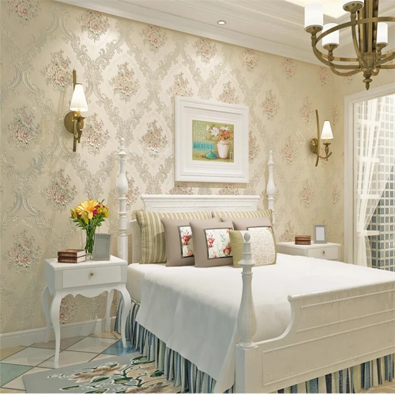 wellyu European large flower garden 3D sculpting gilding big wallpaper living room bedroom papel de parede | Обустройство дома