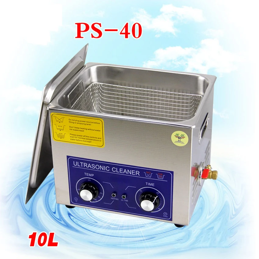 1PC110V/220V PS 40 250W10L ультразвуковая очистка машины детали для печатной платы