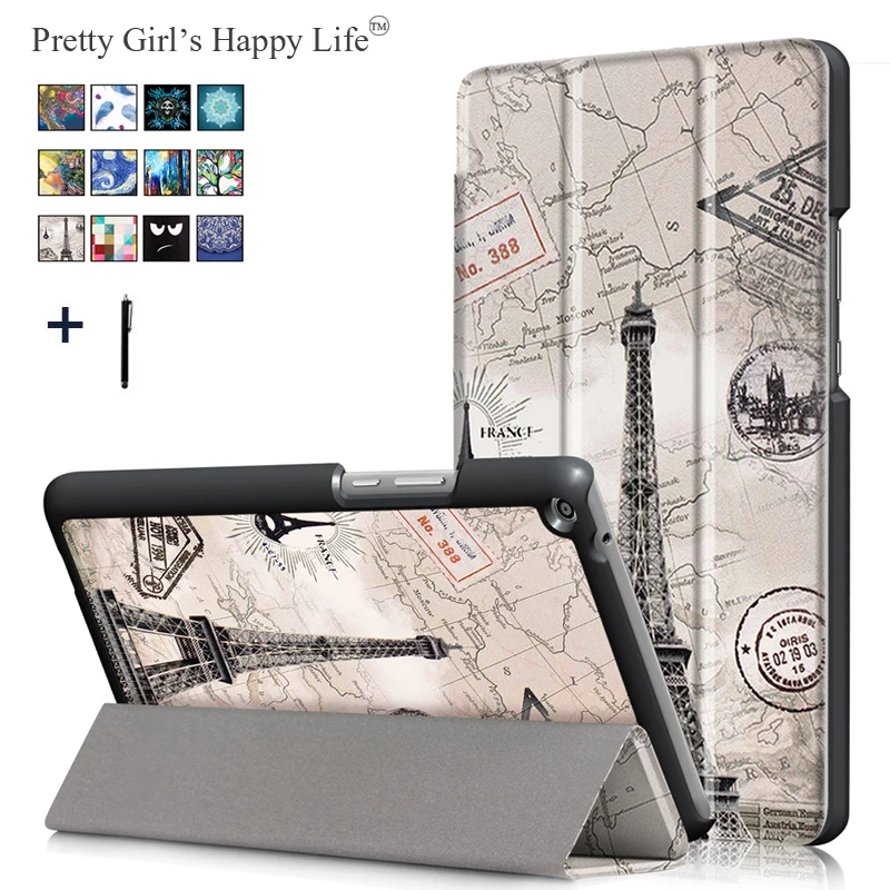 Чехол для huawei MediaPad T3 8 0 KOB-L09 из искусственной кожи чехол на планшет дюймов KOB-W09 Smart