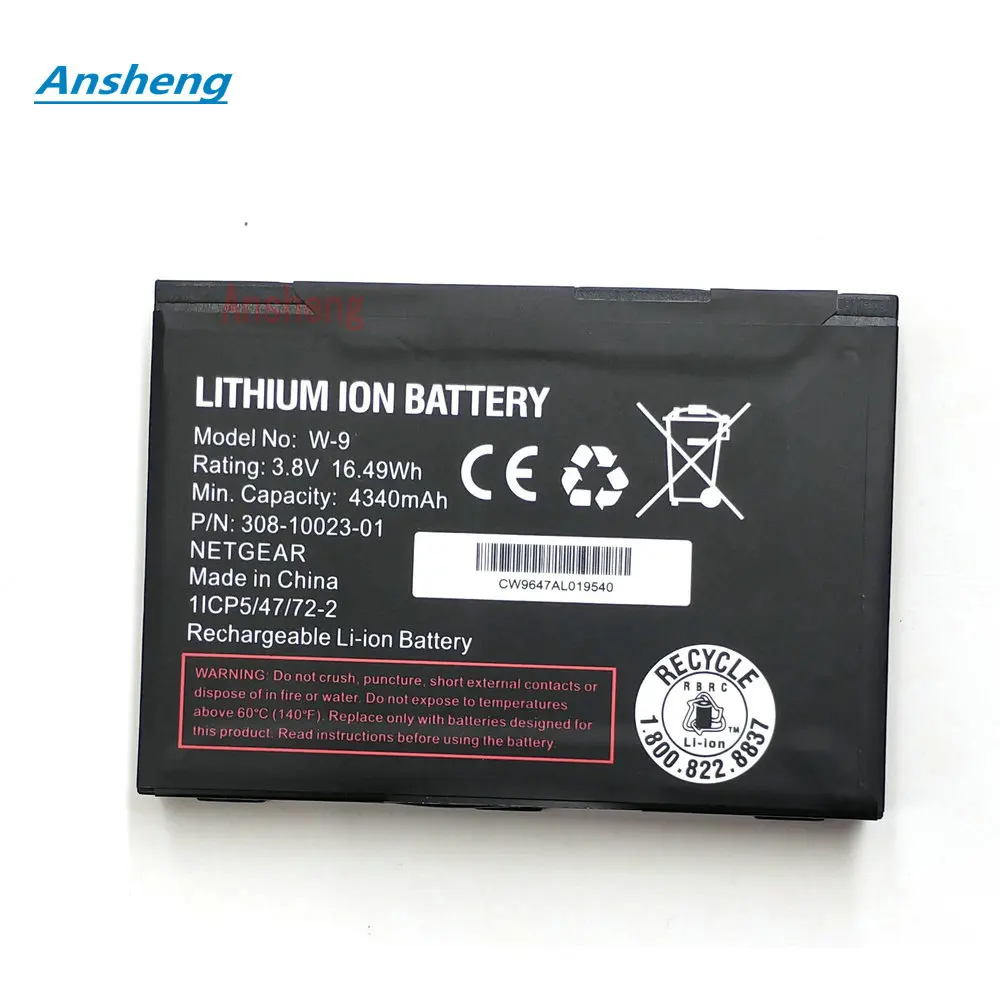 Ansheng высокое качество 4340mAh W9 W-9 Аккумулятор для Netgear Sierra AirCard AC810S AC815 Verizon Jetpack Hotspot