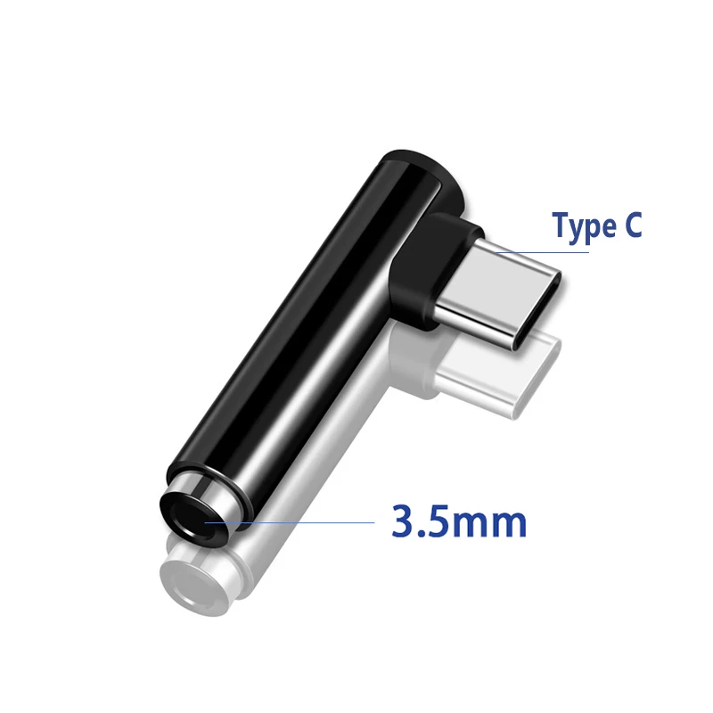 USB C адаптер для наушников type male до 3 5 мм Jack female AUX аудиокабель конвертер Xiaomi 6 Letv 2 pro