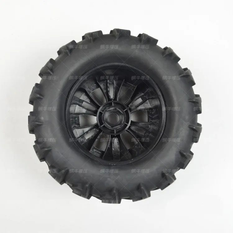 Предварительно склеены 4 шт. 1/8 Monster Truck Колёса и шины комплект шин для HPI T-MAXX 3.8 Savage revo traxxas E-MAXX MGT, 17 мм концентратор