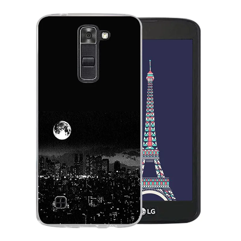Soft Silicone Back Cover Ice Pattern Skin for LG K7/Tribute 5 LS675/X210 X210DS Phone Cases For K7 Matte Funda |