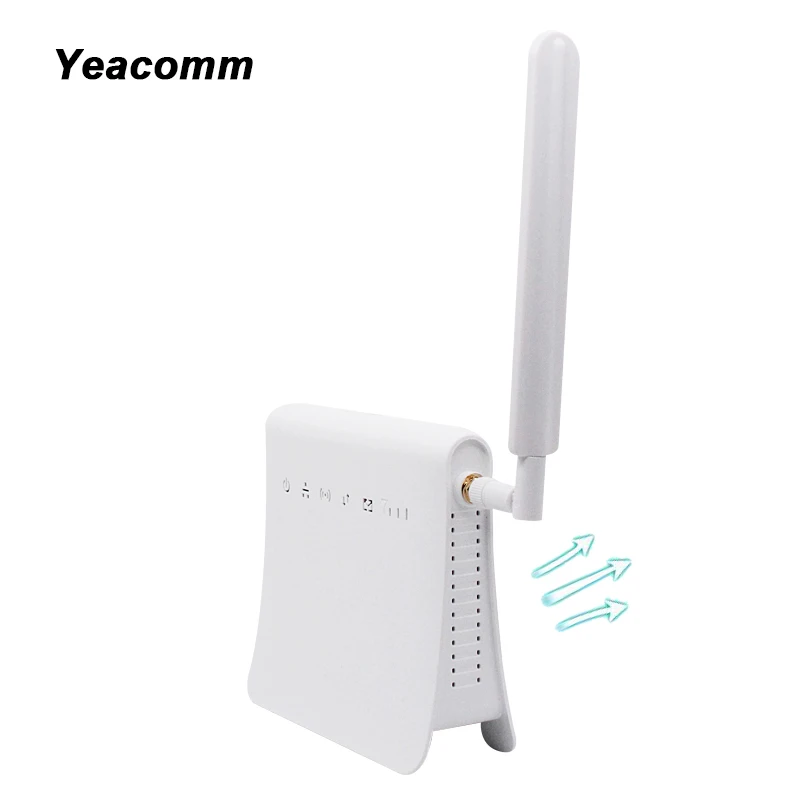 Yeacomm P25 IDU разблокированный 300 мбит/с беспроводной мобильный 4G крытый LTE CPE WiFi маршрутизатор с слотом для sim-карты и внешней антенной