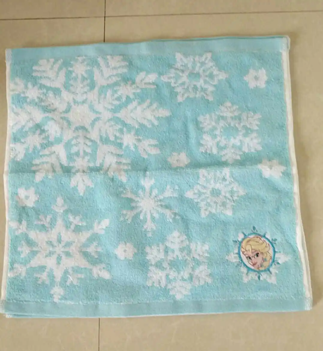 Мягкое хлопковое полотенце 35x35 см, детское впитывающее полотенце с рисунком Минни для мальчиков и девочек