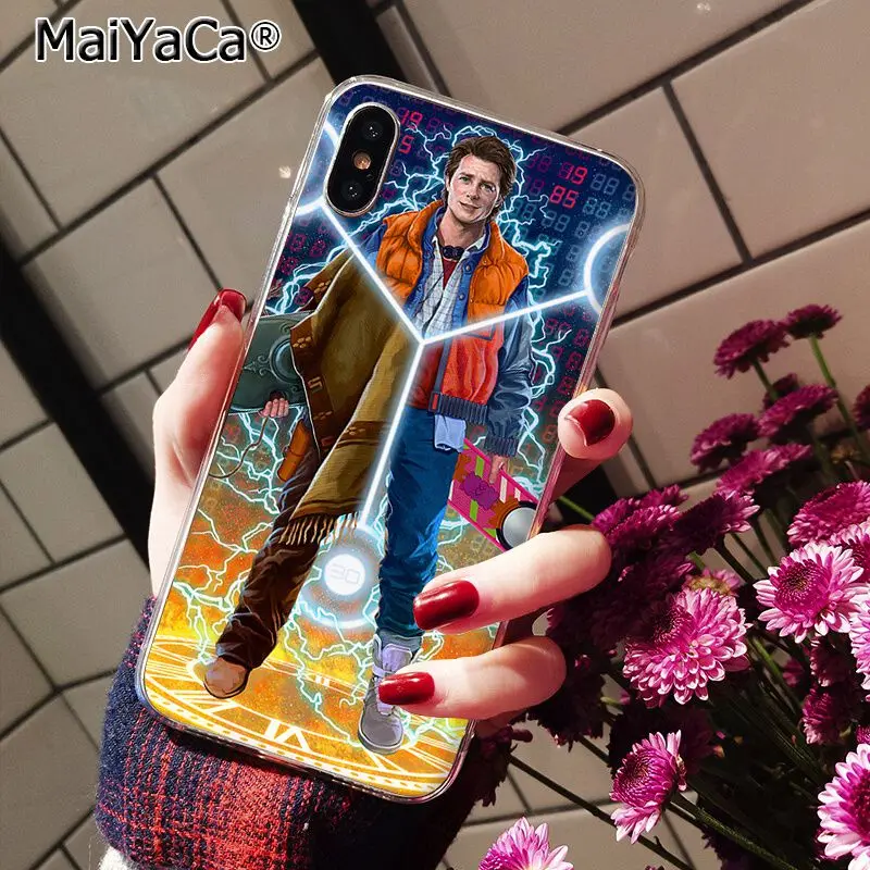 Чехол DeLorean Time Machine для iphone 11 12 Pro 11Pro Max 5 5Sx 6 7 7plus 8 8Plus X XS MAX XR | Мобильные телефоны и