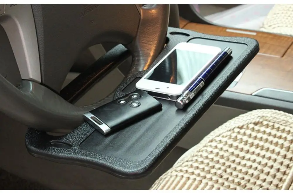 Универсальный автомобильный стол на рулевое колесо авто для ноутбука прочный