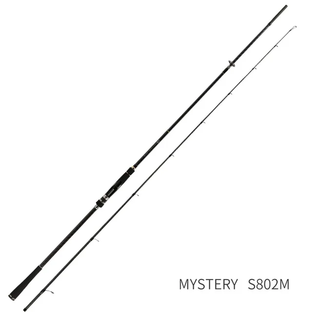Красный Tsurinoya MYSTERY 2,4 М 2,7 м высокоуглеродистая MH мощная спиннинговая удочка, удочка для морского баса, длинная литая удочка, 2 секции, удочка для рыбы - Цвет: Красный
