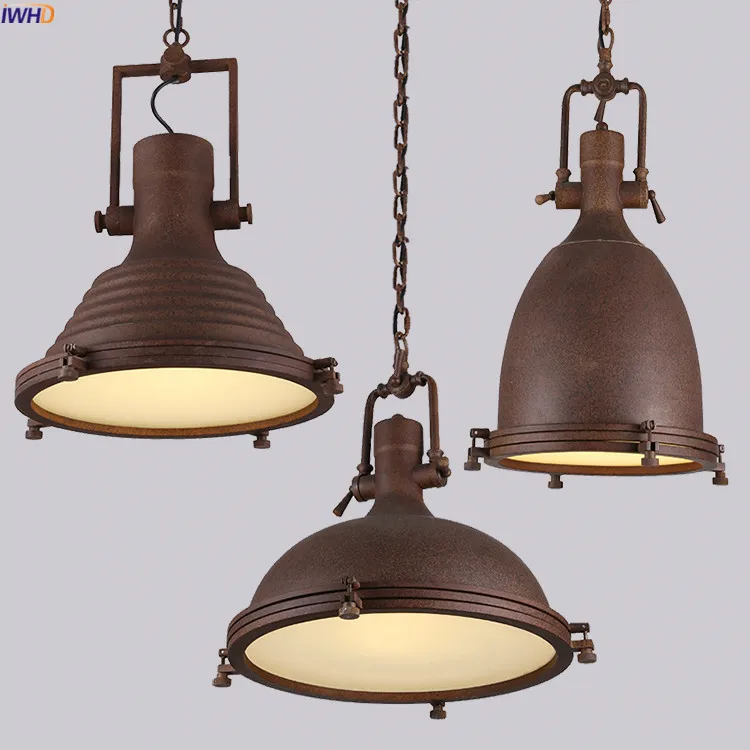 IWHD скандинавские современные светодиодные подвесные светильники для столовой