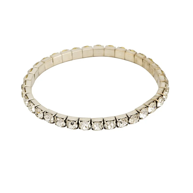 4 шт./компл. женские браслеты в стиле панк Открытый браслет с бантиком кристальная