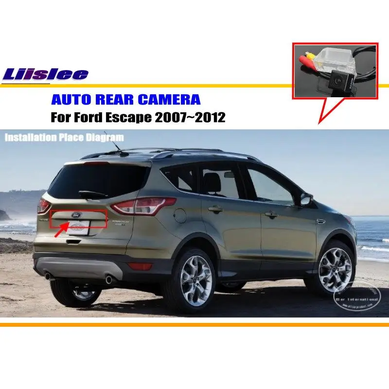 Автомобильное зеркало заднего вида Камера для Ford Escape 2007 2012 Задняя парковочная HD