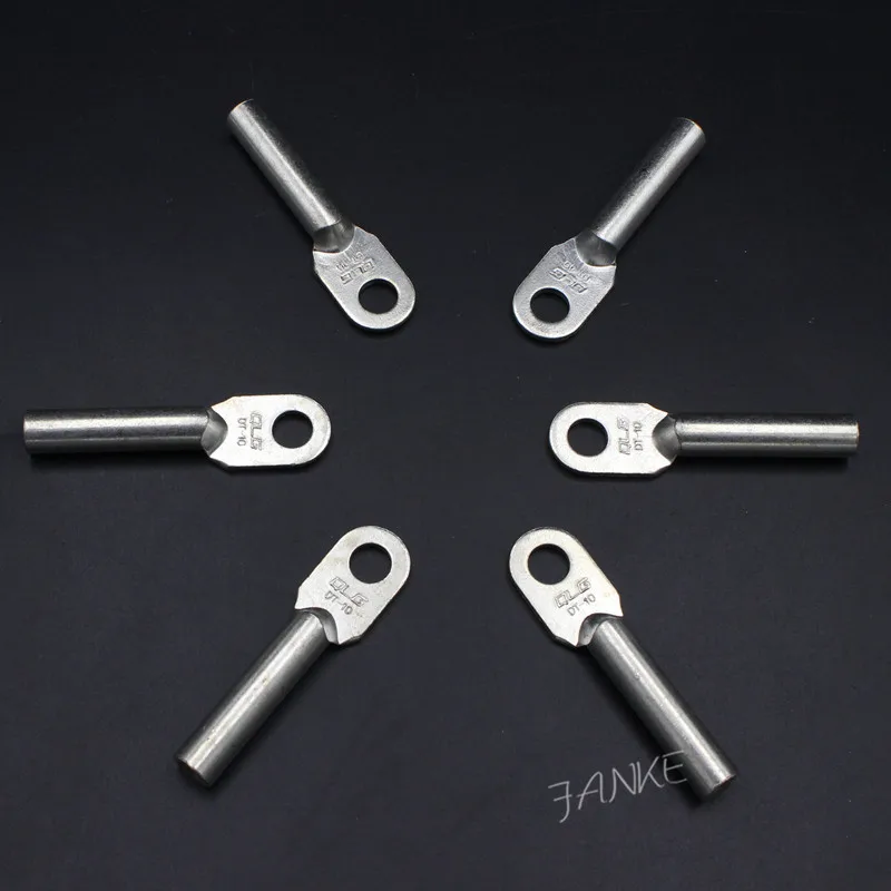 Коннектор для кабеля 10 мм2 с медным покрытием оловянный тон болта диаметром 8 5 мм