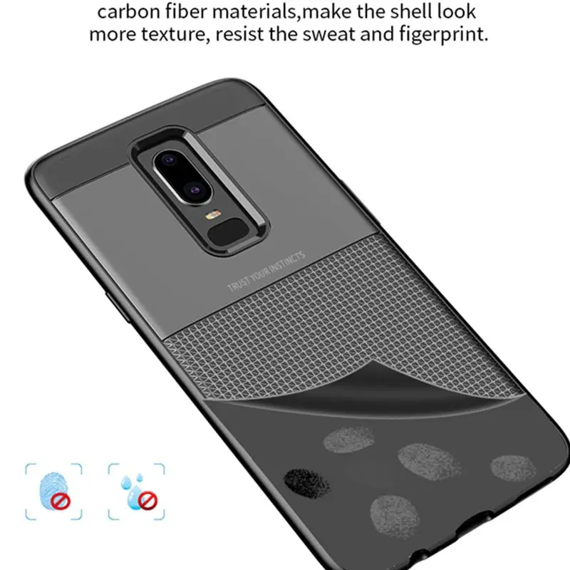 Чехол IPAKY для Oneplus 6 чехол One plus Мягкий защитный из ТПУ задней панели 1 +