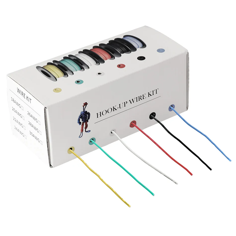 30 м/коробка 98 футов многожильный провод 18 AWG UL1007 изолированный Электрический из