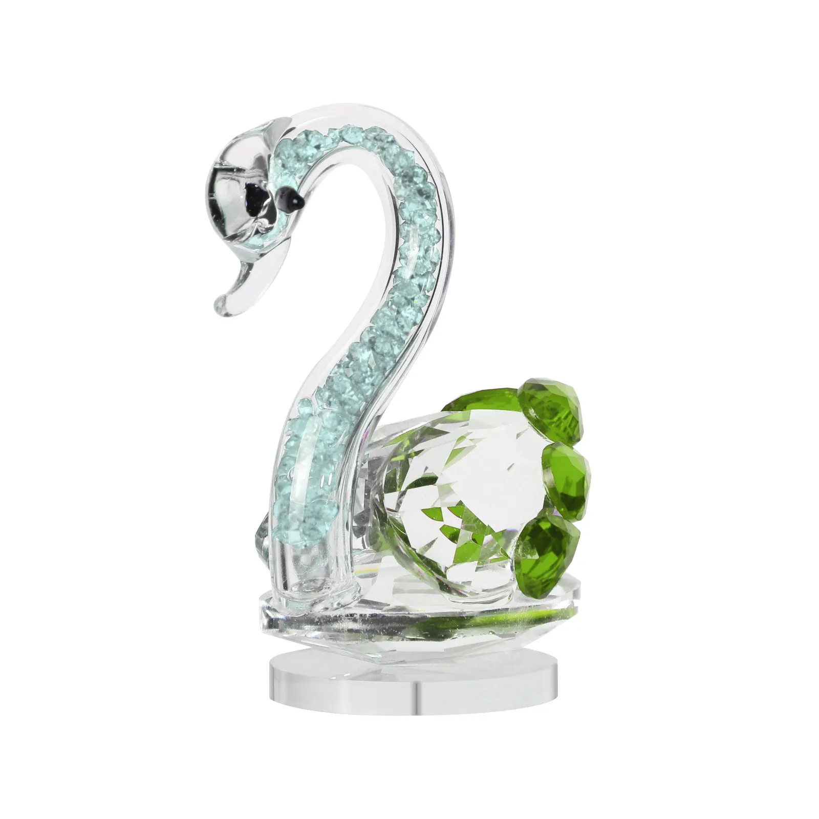 Хрустальный Лебедь Свадебный декор пресс-папье фигурка подарок ремесла домашний