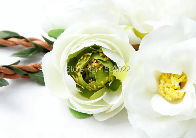 Сказочные искусственные бутоны камелии Цветочная корона головные уборы для