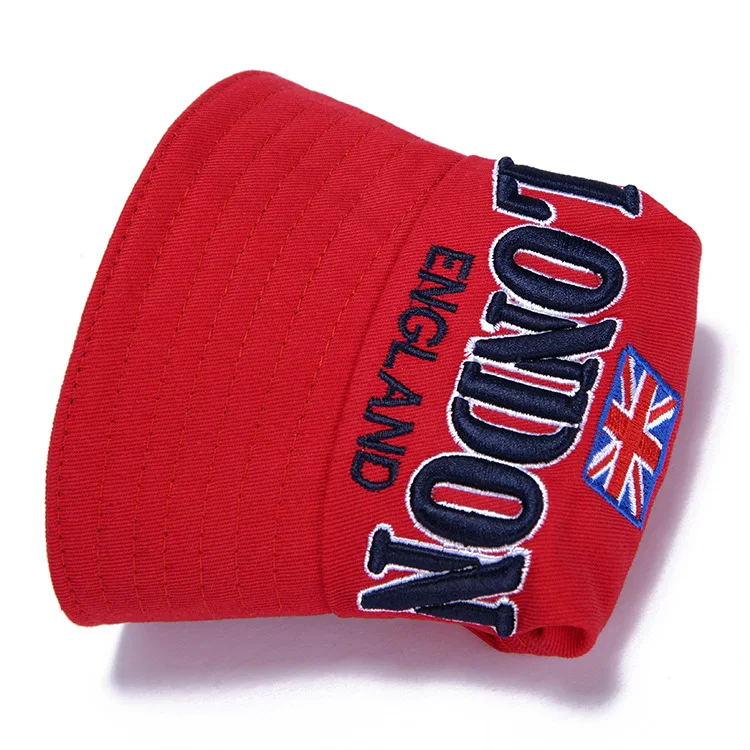 Хлопковая Панама BomHCS с надписью и лондонским флагом м женская мужская летняя