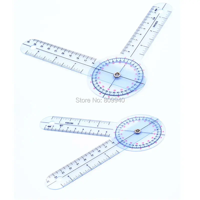 Транспортир медицинский 6 дюймов 150 мм 30 шт./лот|plastic pvc|pvc windowplastic wrap pvc |