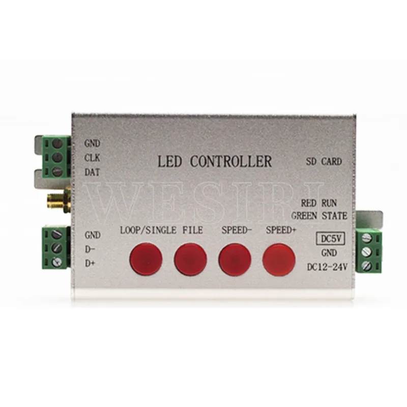 Контроллер H806SB LED SD карты Wi Fi SPI макс. 2048 пикселей светодиодная поддержка