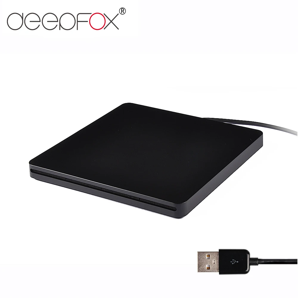 DeepFox USB 2 0 IDE 12 7 мм внешний корпус для DVD/CD ROM чехол CD/DVD оптического привода|Боксы