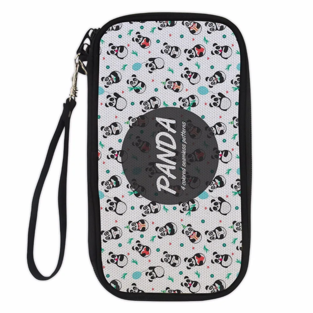 Женпосылка и мужская сумка для паспорта документов с рисунком панды|Мужские