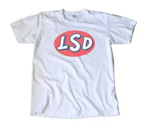 Винтажная футболка с надписью LSD STP Inspired! Культ!|t-shirt t-shirt|vintage t-shirtt-shirt vintage |