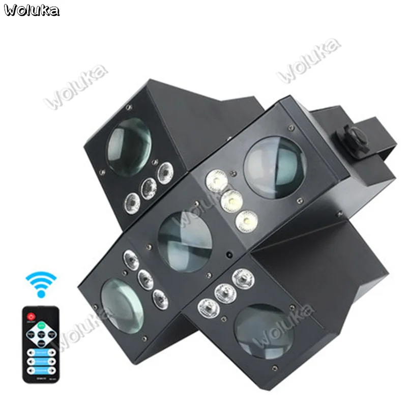 Stage lighting Sound Control seven lantern KTV Flash light Bar trampoline lamp Home Nightclub four-an effect CD50 W03 | Освещение