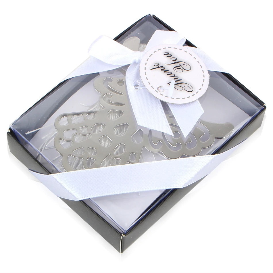 Серебряный ангел закладка для крещения Детские сувениры вечеринки подарок на