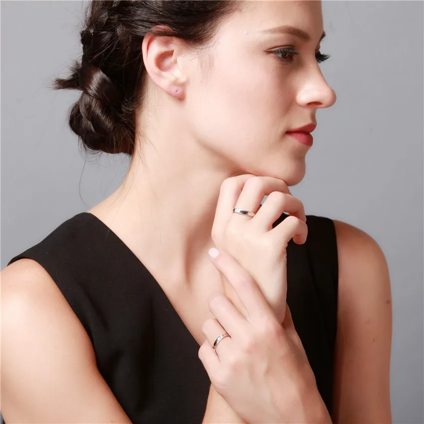 Bijoux SILVER пару Anneaux для женщин кольцо Мужчины продавец пар Обручальное Свадебные