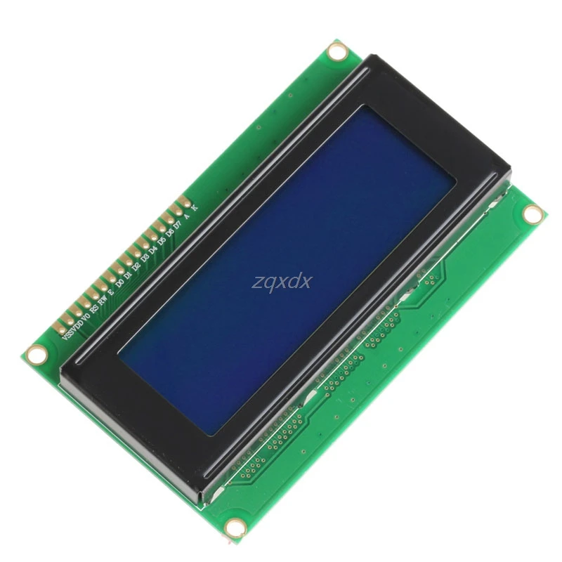 5V 2004A 2004 Модуль ЖК дисплея 20x4 синий дисплей с символом Прямая