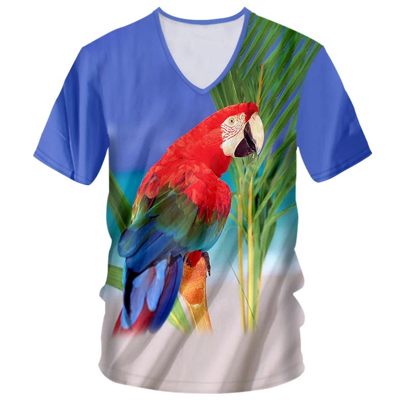 OGKB мужская летняя фотография 3D Тигр и пламя Лев раков уличная одежда Большие