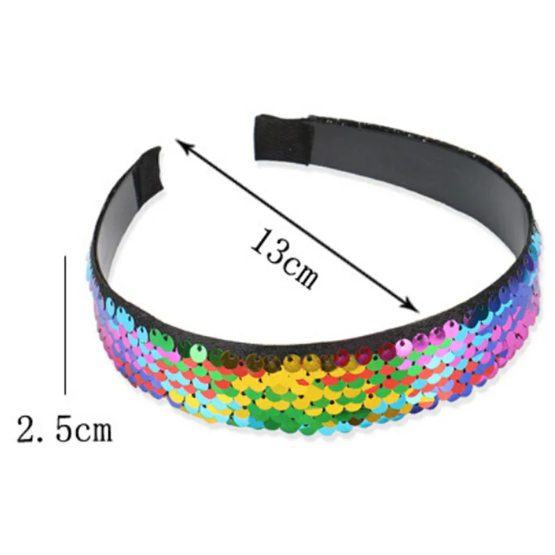 

Sequins Hairbands Women Glitter Mermaid Bling Headband Fashion Girls Headwear Hair Accessories