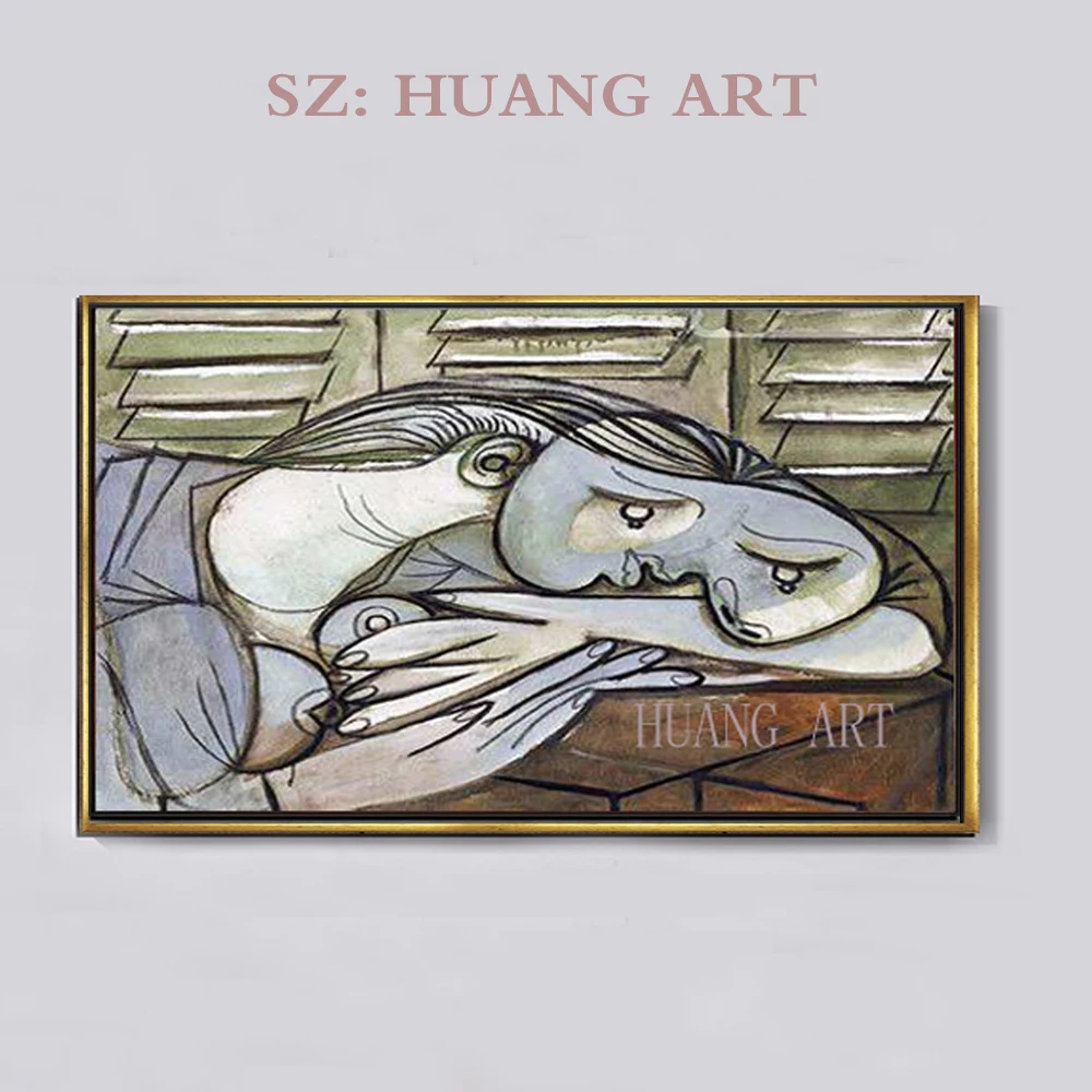 

Original Spanish artist Picasso character painting high quality decoration lobby club coffee house office living room dining roo