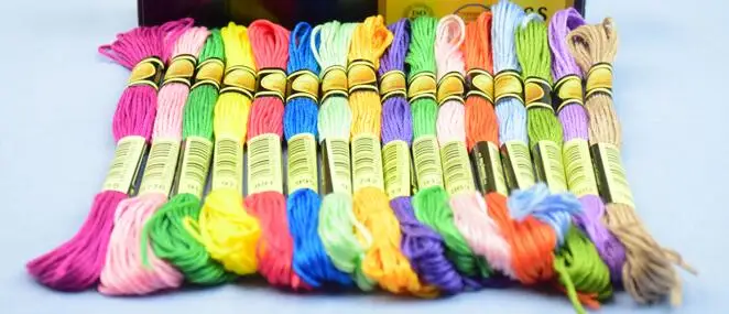 

Full set of 447 Colors Anchor Similar DMC Cross Stitch Cotton Embroidery Thread Floss Sewing Skeins Craft DIY Handmade Accessor