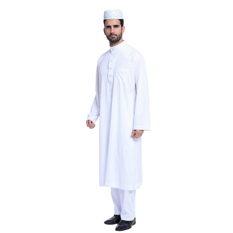 Мусульманская Арабская Мужская Тауб Thawb Caftan мусульманская одежда для мужчин