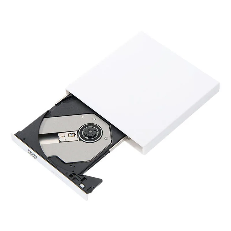 Ультра тонкий внешний USB 2 0 Слот в DVD RW CD плеер драйвер писатель для ПК JLRL88|Боксы
