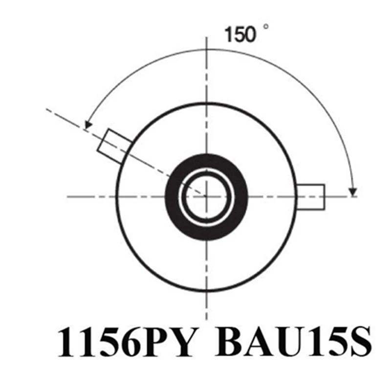 2 шт. PY21W 7507 BAU15S 1156PY 150 градусов 33 LED 2835 SMD Авто Задний сигнал поворота фонарь
