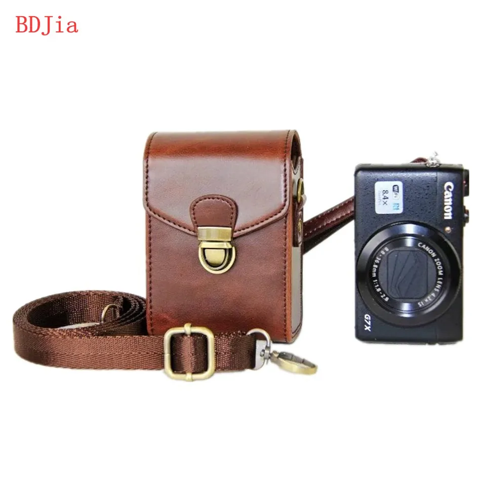 Новый кожаный чехол для камеры Canon G7XIII SX740 SX730 SX720 SX710 SX620 G7X G7XII G9X G9XII с ремешком |