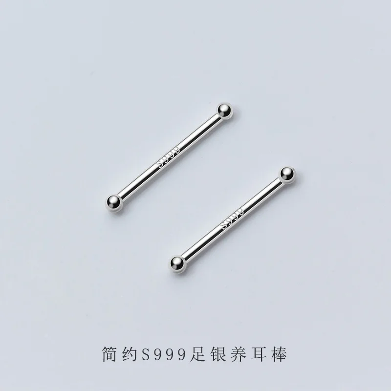 100% 999 Sterling Silver Dripping Glaze Stud Earrings For Women Creative Lady Fashion Jewelry | Украшения и аксессуары