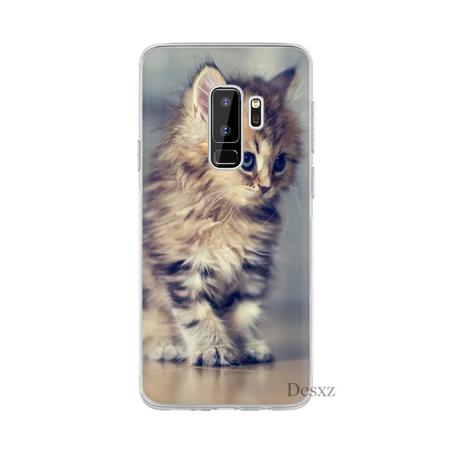 Desxz Cat Phone Case For Samsung GALAXY J3 J1 J2 J5 J6 J7 Prime Hard Cover Protection | Мобильные телефоны и аксессуары