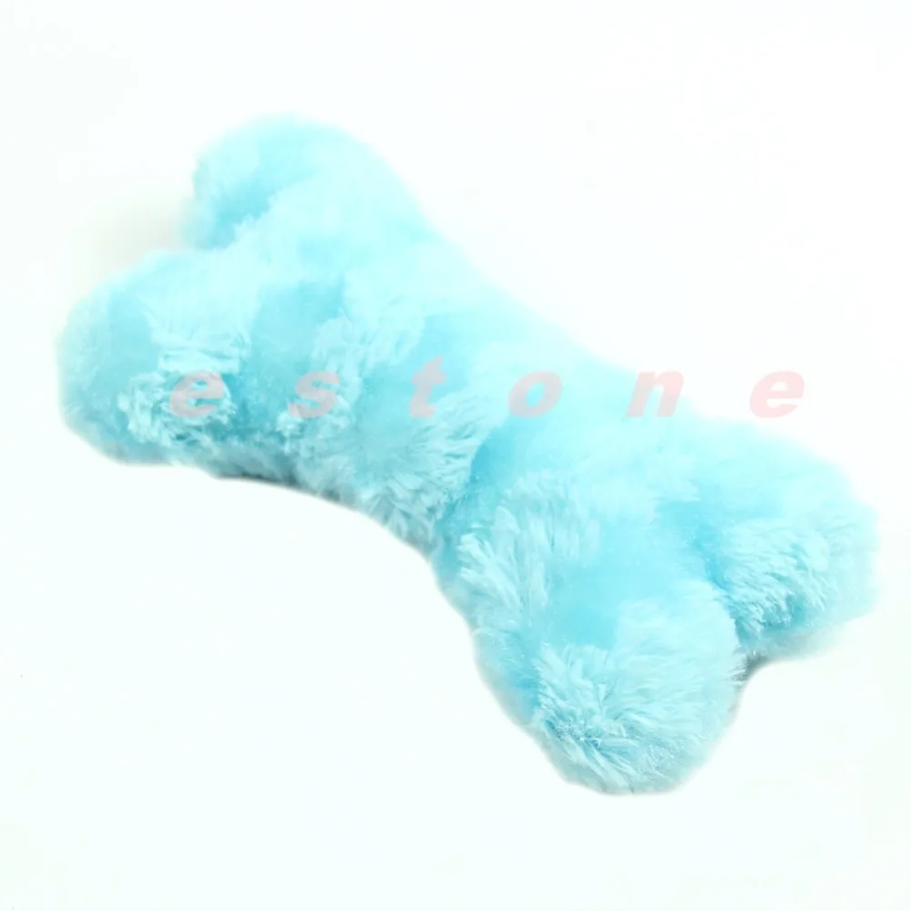 

1pc random delivery Plush Sound Pet Toys Bone Shape Puppy Chew Squeaker Squeaky Toy good quality
