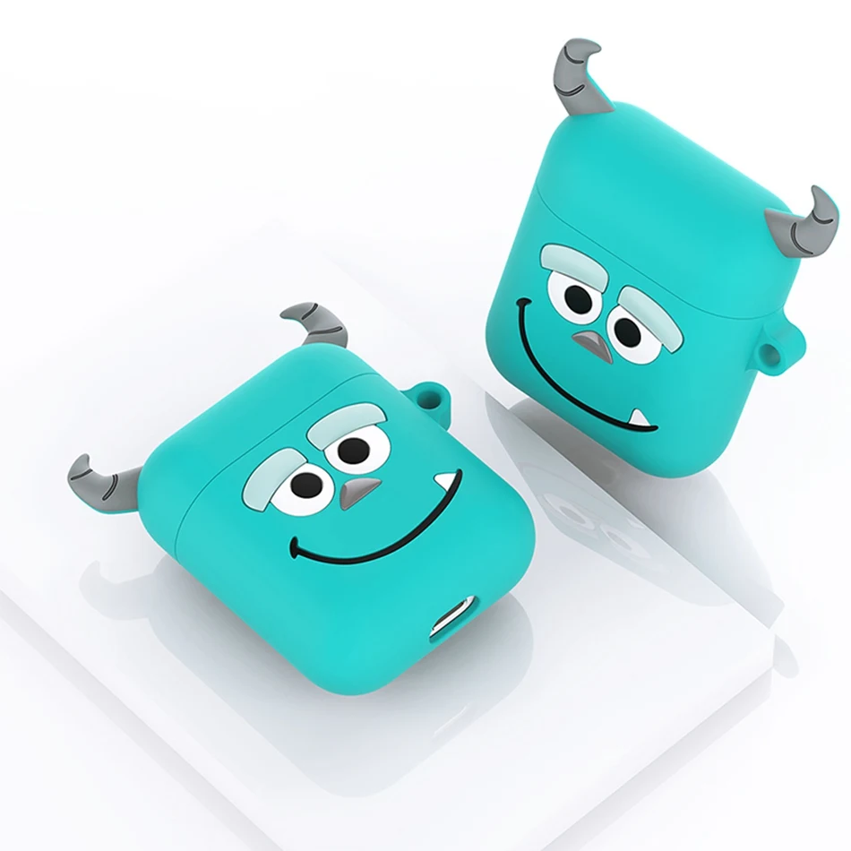 18J Чехол для наушников для Apple Airpods, силиконовый чехол, милые Мультяшные наушники, чехол для Air Pods, аксессуары для Air Pods, чехол для наушников - Цвет: 18J