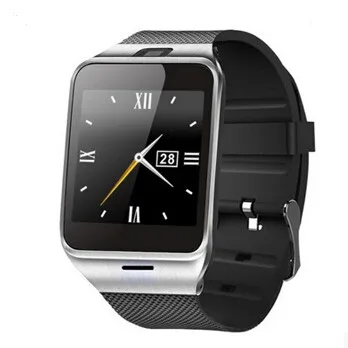 Smartch gv18 Смарт часы 1.5 "1.3 м карты памяти камеры и слот sim-карты Шагомер smartwatch для
