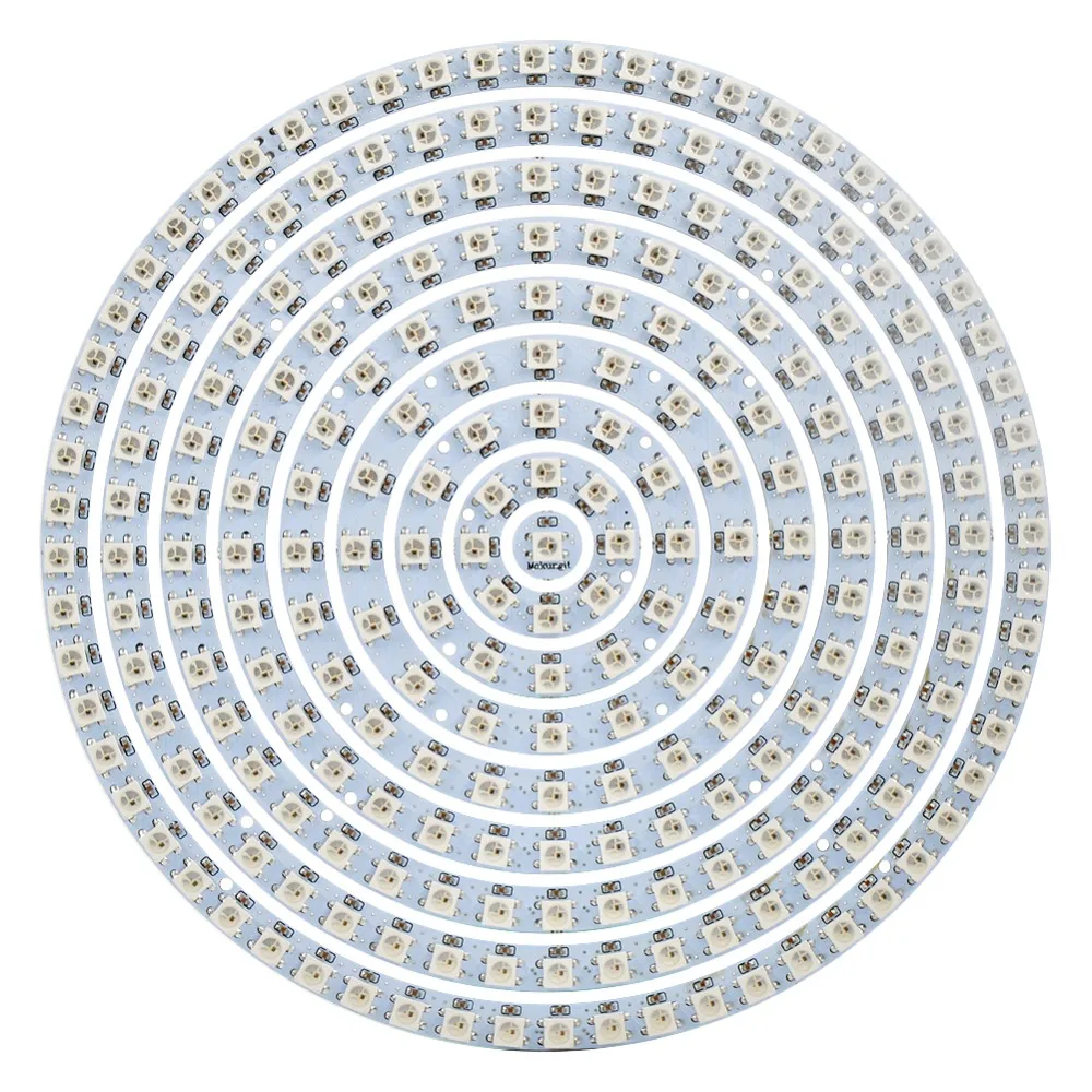 Адресуемое WS2812B пиксельное кольцо 93 241 светодиодный s WS2812 SK6812 5050 RGB светодиодный кольцо WS2811 ic встроенный RGB вся плата DC5V
